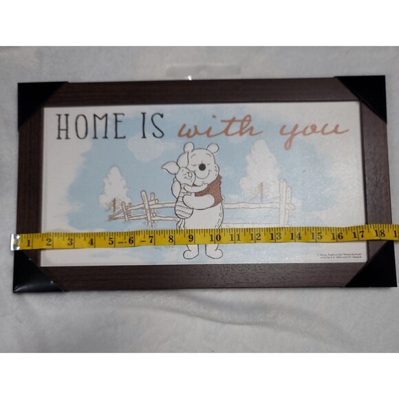 Disney Winnie the Pooh, "Home is with you" wall art. - Picture 2 of 5